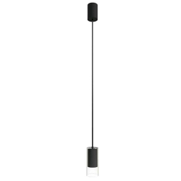 Φωτιστικό Οροφής Cylinder S 7866 10W GU10 Black Nowodvorski Μέταλλο,Γυαλί
