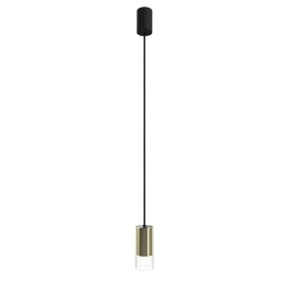 Φωτιστικό Οροφής Cylinder S 7870 10W GU10 Solid Brass Nowodvorski Μέταλλο,Γυαλί