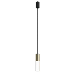 Φωτιστικό Οροφής Cylinder M 7868 10W GU10 Solid Brass Nowodvorski Μέταλλο,Γυαλί