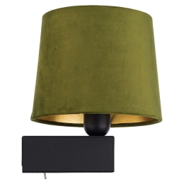 Φωτιστικό Τοίχου - Απλίκα Chillin 8198 1xE27 max 40W Green Nowodvorski Μέταλλο,Ύφασμα