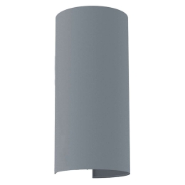 Φωτιστικό Τοίχου - Απλίκα Velero 8043 1xE27 max 40W Grey Nowodvorski Μέταλλο,Ύφασμα