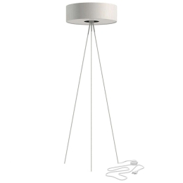 Φωτιστικό Δαπέδου Cadilac 7990 3xE27 max 25W 53x1,54cm White Nowodvorski Μέταλλο,Ύφασμα