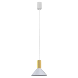 Φωτιστικό Οροφής Hermanos A 8040 1xGU10 max 10W White-Solid Brass Nowodvorski Μέταλλο
