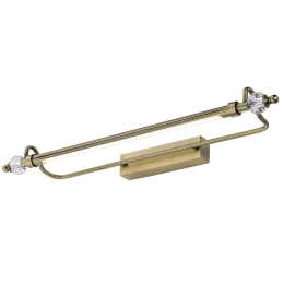 Φωτιστικό Τοίχου - Απλίκα Rembrant M 8166 9W Led Antique Brass Nowodvorski Μέταλλο