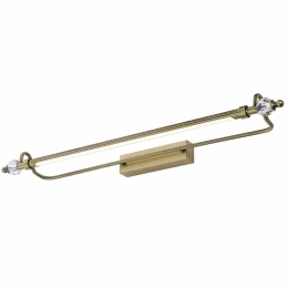 Φωτιστικό Τοίχου - Απλίκα Rembrant L 8167 13W Led Antique Brass Nowodvorski Μέταλλο