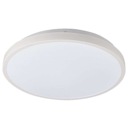 Φωτιστικό Οροφής - Πλαφονιέρα Agnes Round 8207 Led 22W 3000K Φ33,5cm White Nowodvorski Μέταλλο,Πλαστικό