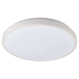 Φωτιστικό Οροφής - Πλαφονιέρα Agnes Round 8186 Led 22W 4000K Φ33,5cm White Nowodvorski Μέταλλο,Πλαστικό