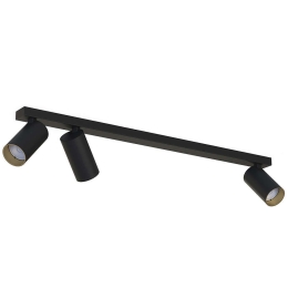 Φωτιστικό Οροφής - Σποτ Mono 7767 3xGU10 10W Black-Gold Nowodvorski Μέταλλο,Πλαστικό