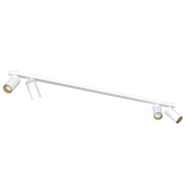Φωτιστικό Οροφής - Σποτ Mono 7776 4xGU10 10W White-Gold Nowodvorski Μέταλλο,Πλαστικό
