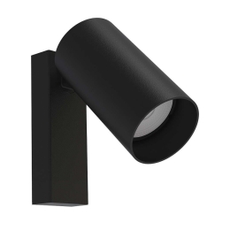 Φωτιστικό Τοίχου - Απλίκα Mono Kinkiet 7840 1xGU10 10W Black Nowodvorski Μέταλλο,Πλαστικό