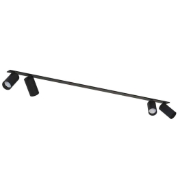 Φωτιστικό Οροφής - Σποτ Mono Surface 7836 4xGU10 10W Black Nowodvorski Μέταλλο,Πλαστικό