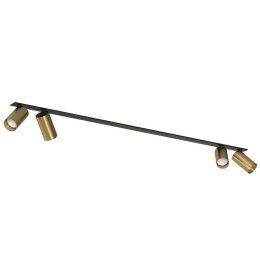 Φωτιστικό Οροφής - Σποτ Mono Surface 7747 4xGU10 10W Solid Brass Nowodvorski Μέταλλο,Πλαστικό