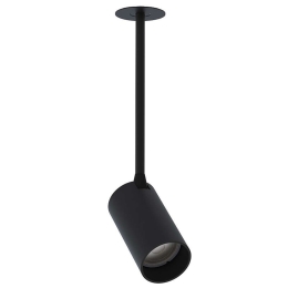 Φωτιστικό Οροφής - Σποτ Mono Surface Long S 7737 1xGU10 10W Black Nowodvorski Μέταλλο,Πλαστικό