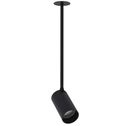 Φωτιστικό Οροφής - Σποτ Mono Surface Long M 7738 1xGU10 10W Black Nowodvorski Μέταλλο,Πλαστικό