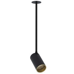 Φωτιστικό Οροφής - Σποτ Mono Surface Long M 7681 1xGU10 10W Black-Gold Nowodvorski Μέταλλο,Πλαστικό