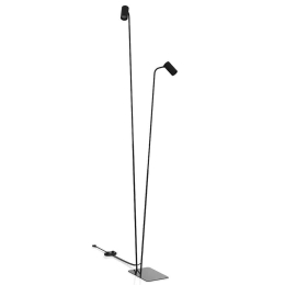 Φωτιστικό Δαπέδου Mono 7708 2xGU10 10W 212cm Black Nowodvorski Μέταλλο,Πλαστικό