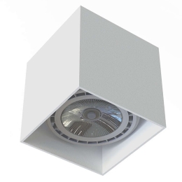 Φωτιστικό Οροφής - Σποτ Cobble 7791 1xGU10 75W White Nowodvorski Αλουμίνιο