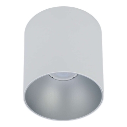 Φωτιστικό Οροφής - Σποτ Point Tone 8220 1xGU10 10W White-Silver Nowodvorski Μέταλλο,Πλαστικό
