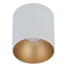 Φωτιστικό Οροφής - Σποτ Point Tone 8221 1xGU10 10W White-Gold Nowodvorski Μέταλλο,Πλαστικό