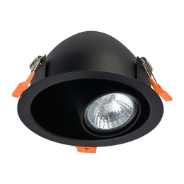 Φωτιστικό Οροφής - Σποτ Dot 8826 Χωνευτό 1xGU10 35W Black Nowodvorski Μέταλλο