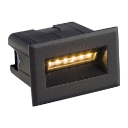 Φωτιστικό Τοίχου - Απλίκα Bay S 8164 Χωνευτή 3W Led Black Nowodvorski