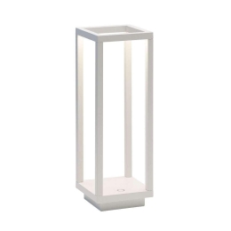 Φωτιστικό Επιτραπέζιο Επαναφορτιζόμενο Led Home Tavolo LD0258B3 10x10x29,3cm 2,2W White Zafferano