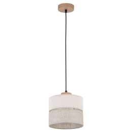 Φωτιστικό Οροφής Eco 5770 1xΕ27 15W Φ20cm 160cm Beige TK Lighting