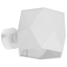 Φωτιστικό Τοίχου - Απλίκα Kantoor 4785 1xΕ27 15W 23x15cm White TK Lighting