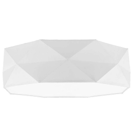 Φωτιστικό Οροφής - Πλαφονιέρα Kantoor 1565 4xΕ27 52x17cm White TK Lighting