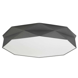 Φωτιστικό Οροφής - Πλαφονιέρα Kantoor 4223 6xΕ27 78x17cm Grey TK Lighting