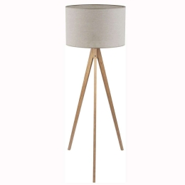 Φωτιστικό Δαπέδου Treviso 5415 1xΕ27 15W Φ60cm 145cm Natural TK Lighting