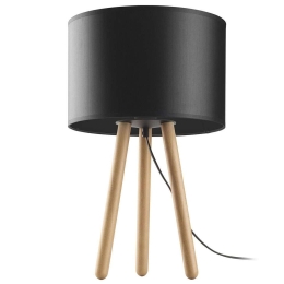 Φωτιστικό Επιτραπέζιο Tokyo 5293 1xΕ27 15W Φ30cm 46cm Black TK Lighting