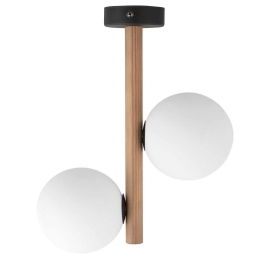 Φωτιστικό Οροφής Estera Wood 4620 2xG9 6W 24x34cm Natural TK Lighting