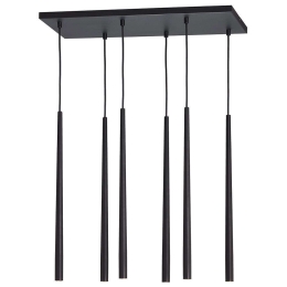 Φωτιστικό Οροφής Piano 6412 6xG9 6W 60x165cm Black TK Lighting
