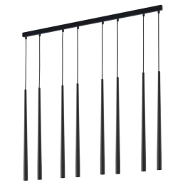 Φωτιστικό Οροφής Piano 6415 8xG9 6W 115x120cm Black TK Lighting