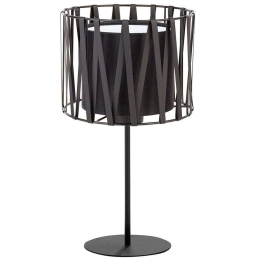 Φωτιστικό Επιτραπέζιο Harmony Black 2898 1xΕ27 15W Φ20cm 37cm Black TK Lighting