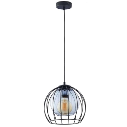 Φωτιστικό Οροφής Universo 3154 1xΕ27 15W Φ26cm 172cm Black TK Lighting
