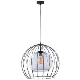 Φωτιστικό Οροφής Universo 2552 1xΕ27 15W Φ50cm 180cm Black TK Lighting