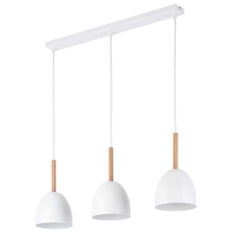 Φωτιστικό Οροφής Nord 4869 3xΕ27 15W 68x130cm White TK Lighting
