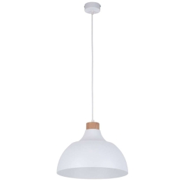 Φωτιστικό Οροφής Cap 2070 1xΕ27 15W Φ34cm 170cm White TK Lighting