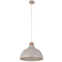 Φωτιστικό Οροφής Cap 5664 1xΕ27 15W Φ34cm 170cm Beige TK Lighting