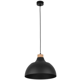 Φωτιστικό Οροφής Cap 2071 1xΕ27 15W Φ34cm 170cm Black TK Lighting