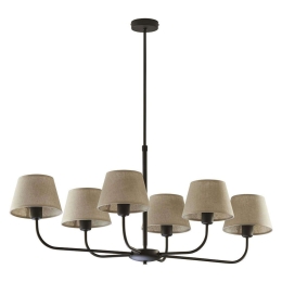 Φωτιστικό Οροφής Chicago 3999 6xΕ27 15W 100x90cm Beige TK Lighting