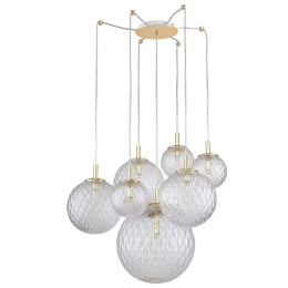 Φωτιστικό Οροφής Cadix 4608 7xG9 6W 200x150cm Gold TK Lighting