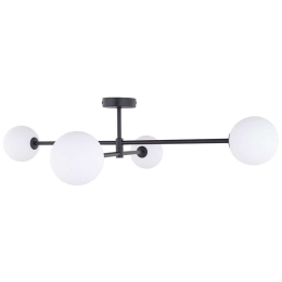 Φωτιστικό Οροφής Sarius 4735 4xG9 6W 90x21cm Black TK Lighting
