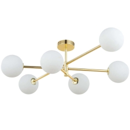 Φωτιστικό Οροφής Sarius 4739 6xG9 6W 90x21cm Gold TK Lighting