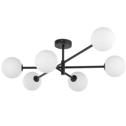 Φωτιστικό Οροφής Sarius 4734 6xG9 6W 90x21cm Black TK Lighting