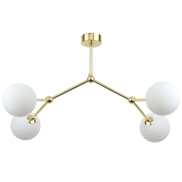 Φωτιστικό Οροφής Fairy 6470 4xG9 6W 66x42cm Gold TK Lighting