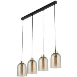 Φωτιστικό Οροφής Satipo 5625 4xΕ27 15W 102x145cm Amber TK Lighting