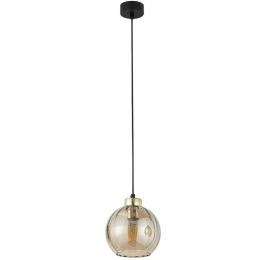 Φωτιστικό Οροφής Devi 4645 1xΕ27 15W Φ18cm 165cm Amber TK Lighting